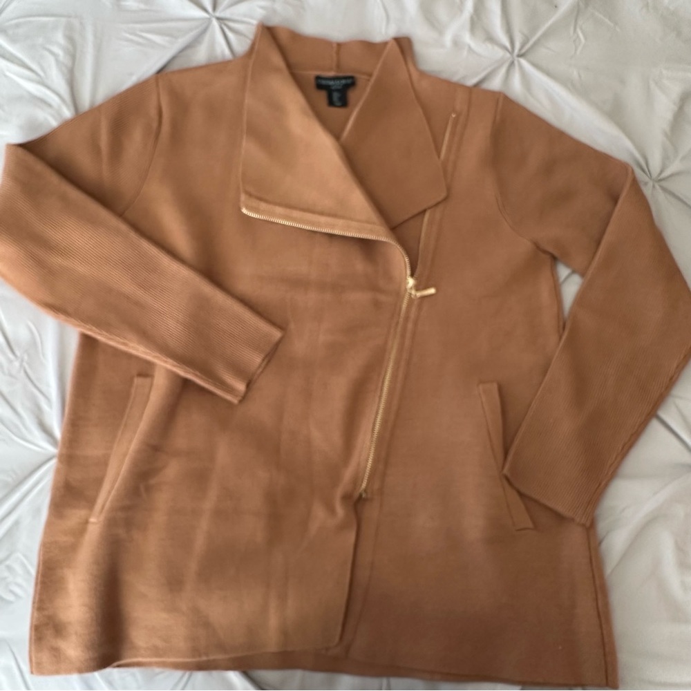 Cynthia Rowley Asymmetrical Zip Sweater